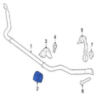 Jaguar OE - Front Suspension Stabilizer Bar Bushing