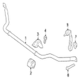 Jaguar OE - Front Suspension - Stabilizer Bar & Components (L Portfolio / R-Sport AWD)