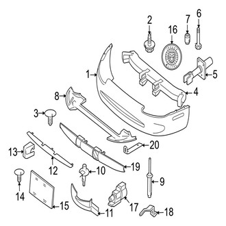 Jaguar OE - Front Bumper & Grille - Bumper & Components
