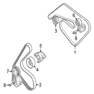 Jaguar OE - Cooling - Belts & Pulleys