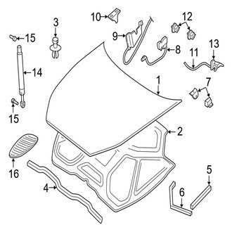 Jaguar OE - Hood & Grille - Hood & Components