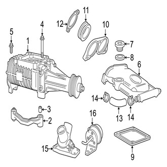 Jaguar OE - Engine - Supercharger & Components (Base)
