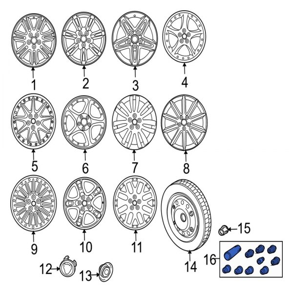 Wheel Lock Set