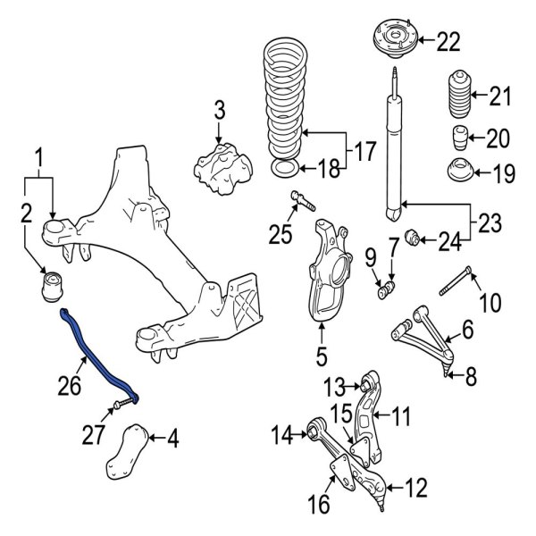 Radiator Support Tie Bar