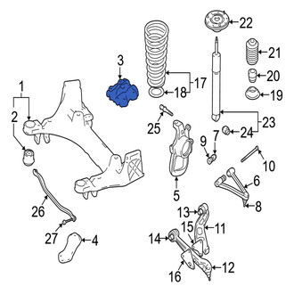 Jaguar OE - Front Outer Engine Cradle Bracket