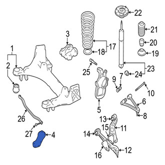 Jaguar OE - Front Outer Engine Cradle Bracket