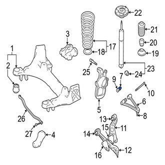 Jaguar OE - Front Upper Suspension Control Arm Bushing