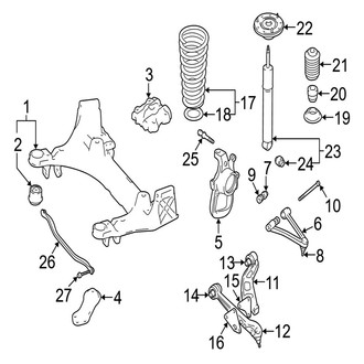 Jaguar OE - Front Suspension - Suspension Components