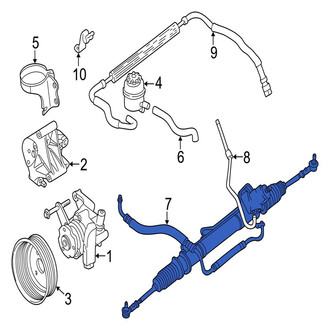 Jaguar OE - Power Steering Pressure Hose