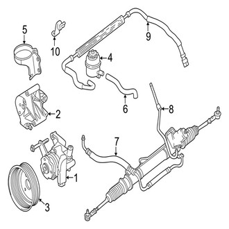 Jaguar OE - Steering Gear & Linkage - Pump & Hoses