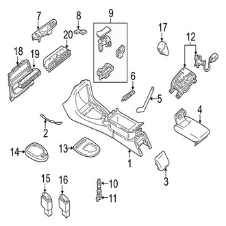 Jaguar OE - Front Console