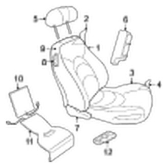 Jaguar OE - Seats & Tracks - Front Seat Components (Seat)