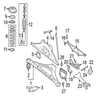 Jaguar OE - Rear Suspension - Suspension Components