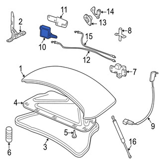 Jaguar OE - Rear Deck Lid Release Solenoid