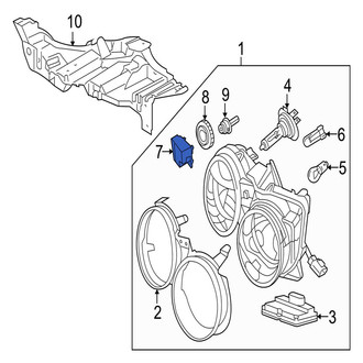 Jaguar OE - Front High Intensity Discharge (HID) Headlight Igniter