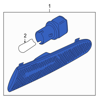 Jaguar OE - Front Left Turn Signal Light Assembly