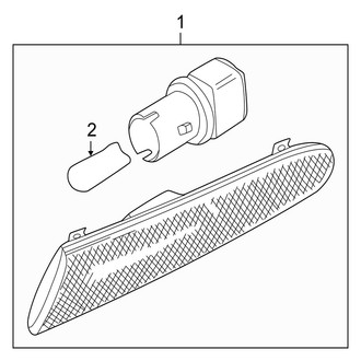 Jaguar OE - Front Lamps - Signal Lamps