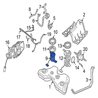 Jaguar OE - Fuel Pump and Sender Assembly