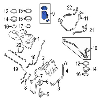 Jaguar OE - Fuel Pump and Sender Assembly