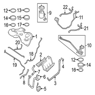 Jaguar OE - Fuel System Components (Base / R / VDP Edition)