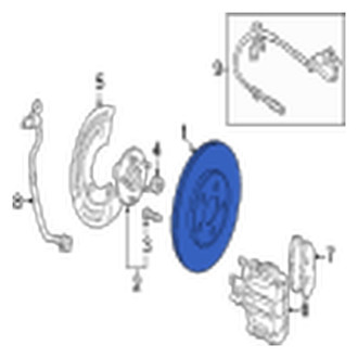Jaguar OE - Rear Disc Brake Rotor