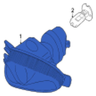 Jaguar OE - Front Left Fog Light