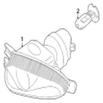 Jaguar OE - Front Lamps - Fog Lamps (Base / Sport)