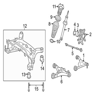 Jaguar OE - Rear Suspension - Suspension Components (Base)
