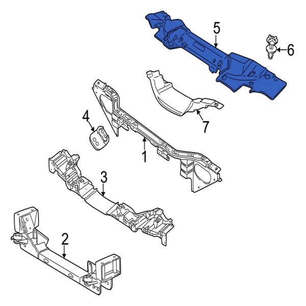 Radiator Support Access Cover