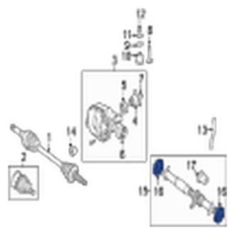 Jaguar OE - Rear Drive Shaft Flex Joint