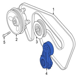 Jaguar OE - Accessory Drive Belt Tensioner Assembly