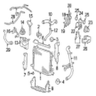 Jaguar OE - Cooling - Radiator & Components (4.0L)