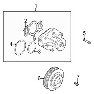 Jaguar OE - Cooling - Water Pump (Base 4.0L)