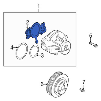 Jaguar OE - Engine Water Pump Gasket
