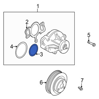 Jaguar OE - Engine Water Pump O-Ring