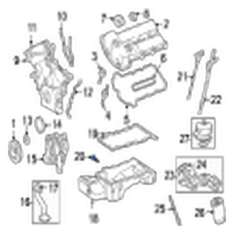 Jaguar OE - Engine Oil Drain Plug
