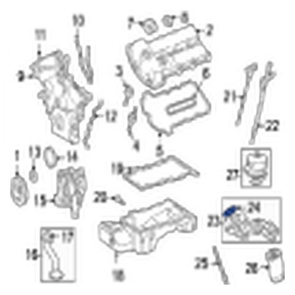 Engine Oil Filter Adapter Gasket