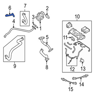 Jaguar OE - Engine Coolant Overflow Hose