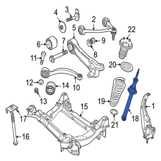 Jaguar OE - Front Suspension Shock Absorber