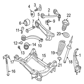 Jaguar OE - Front Suspension - Suspension Components (Base)