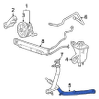 Jaguar OE - Power Steering Pressure Hose