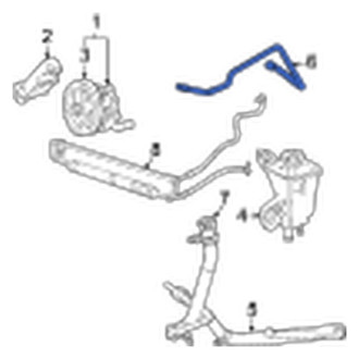 Jaguar OE - Power Steering Return Hose