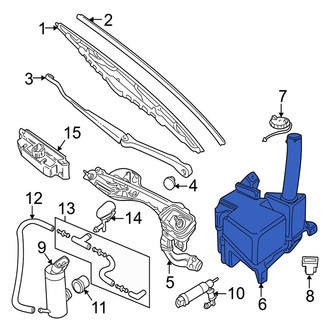 Jaguar OE - Washer Fluid Reservoir