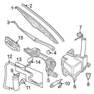 Jaguar OE - Windshield - Wiper & Washer Components (Base)