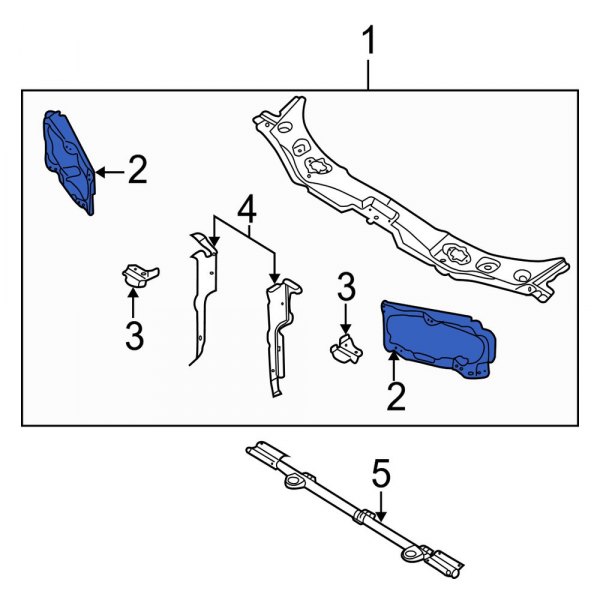 Headlight Mounting Panel