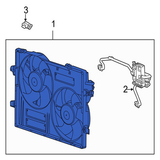 Jaguar OE - Engine Cooling Fan Assembly