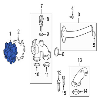 Jaguar OE - Engine Water Pump
