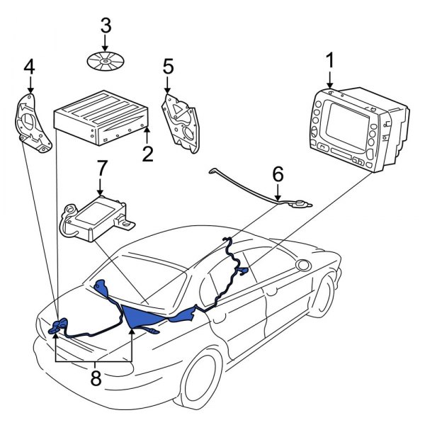 Audio Amplifier Wiring Harness