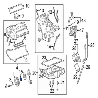 Jaguar OE - Front Engine Crankshaft Seal