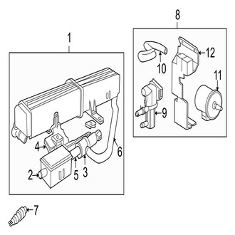 Jaguar OE - Emission System - Emission Components (Base)